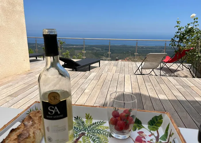 Villa Tout Confort, Vue Mer Exceptionnelle, A Cervione Villa *